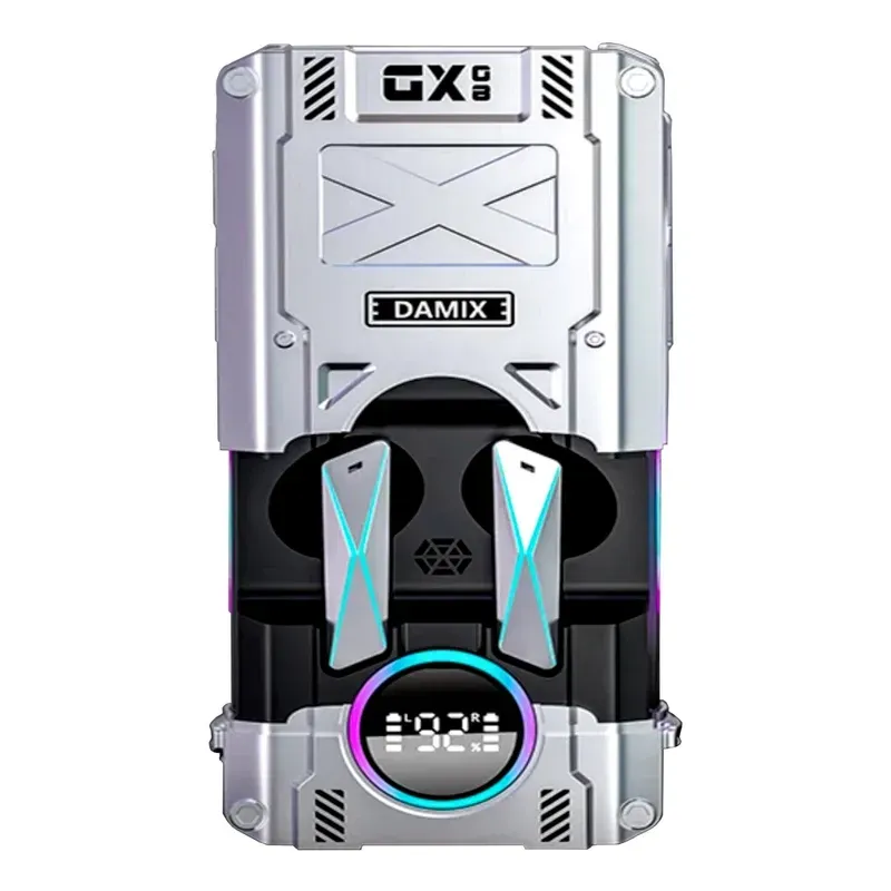 DAMIX DX-08 Gaming True Wireless Earbuds with RGB Charging Case - Image 3