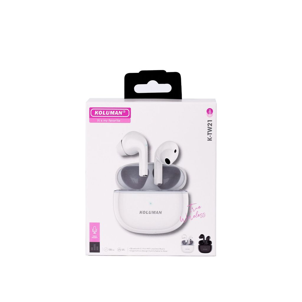 Koluman K-TW21 True Wireless Bluetooth Earbuds – ENC | Bluetooth 5.1 | 12-Month Warranty - Image 6