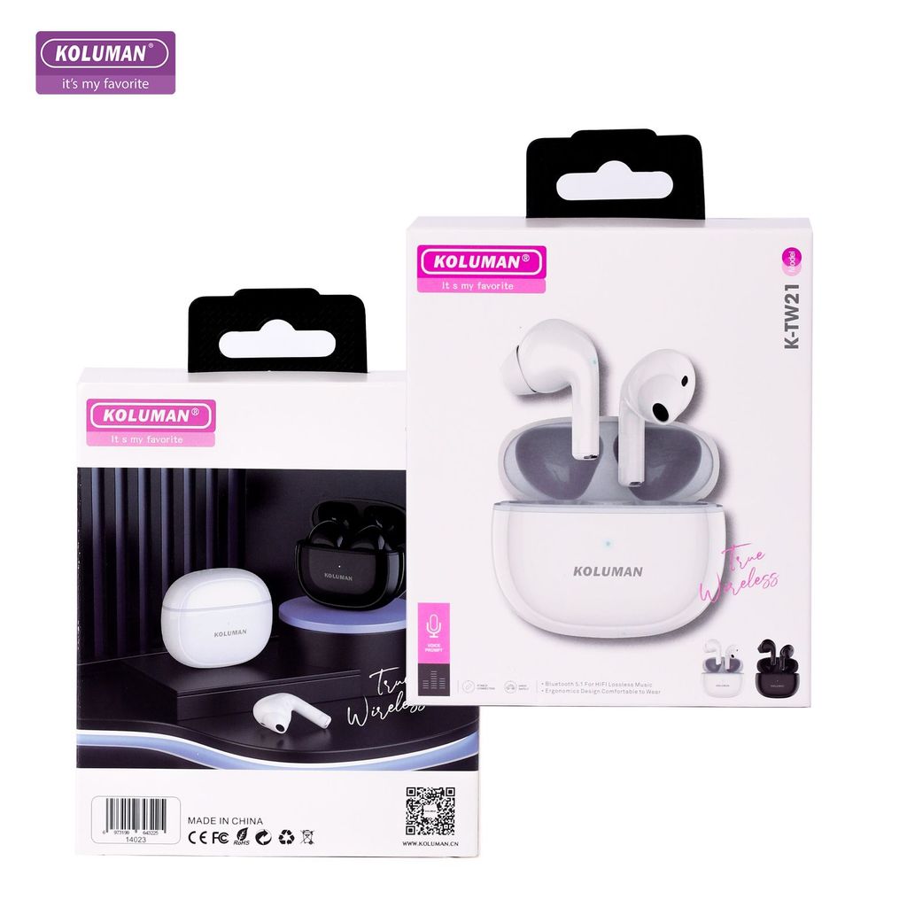 Koluman K-TW21 True Wireless Bluetooth Earbuds – ENC | Bluetooth 5.1 | 12-Month Warranty - Image 5