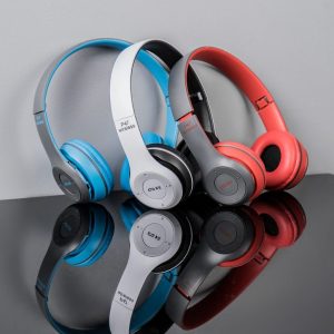 P47 Wireless Bluetooth Headphones with MP3 & MicroSD Support